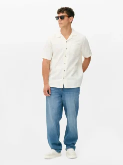 Camisa De Manga Corta Con Botones