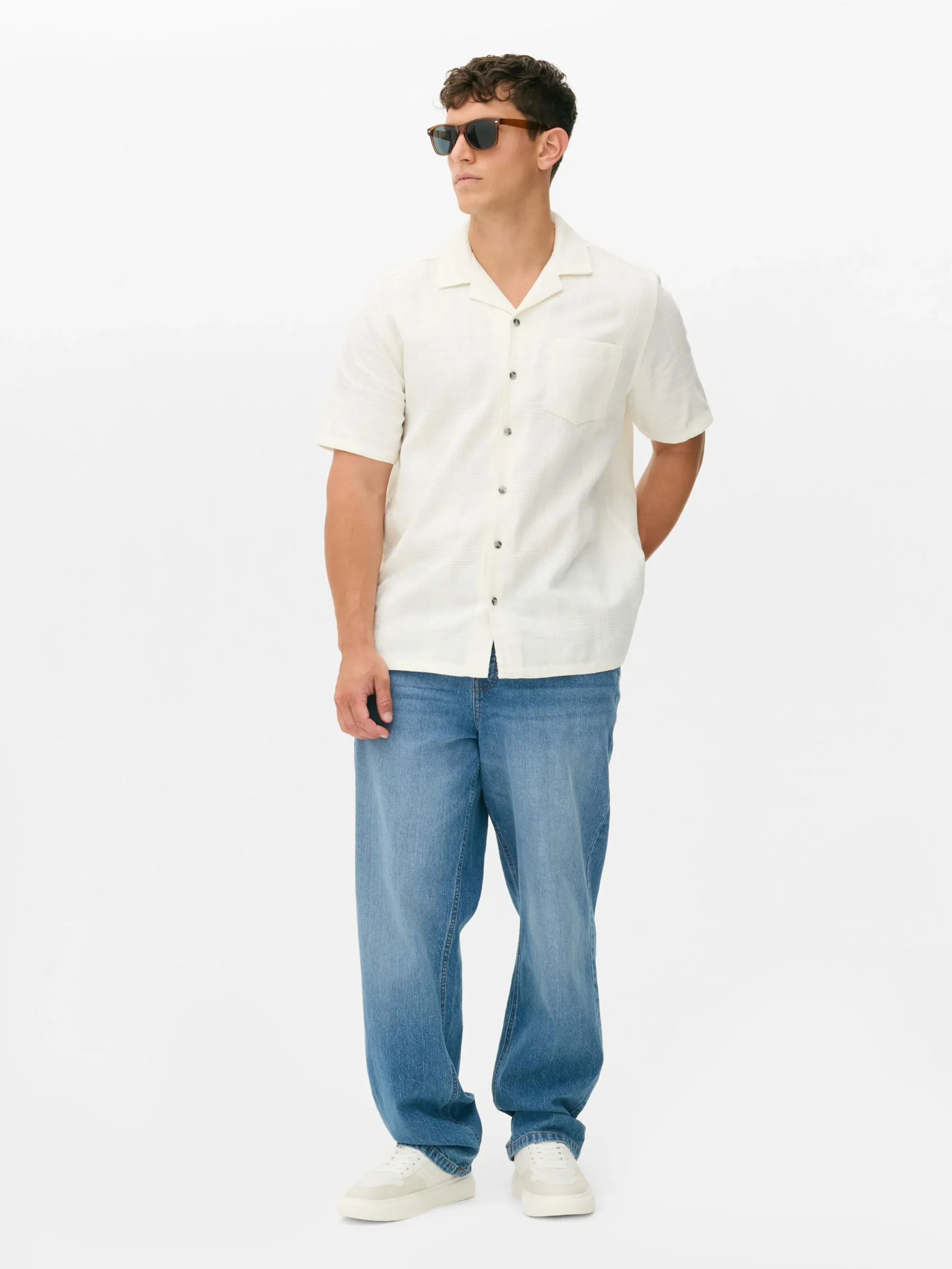 Camisa De Manga Corta Con Botones