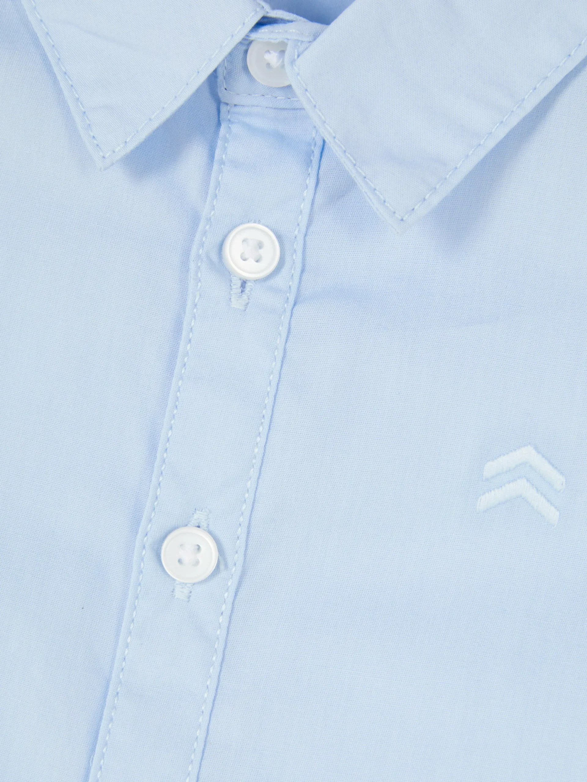 Camisa De Manga Corta De Popelina