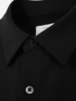 Camisa De Manga Corta Y Corte Cuadrado De Kem