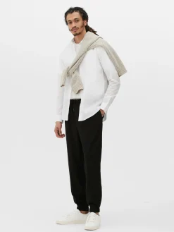 Camisa De Manga Larga Y Corte Recto