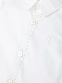 Camisa De Popelina De Manga Larga