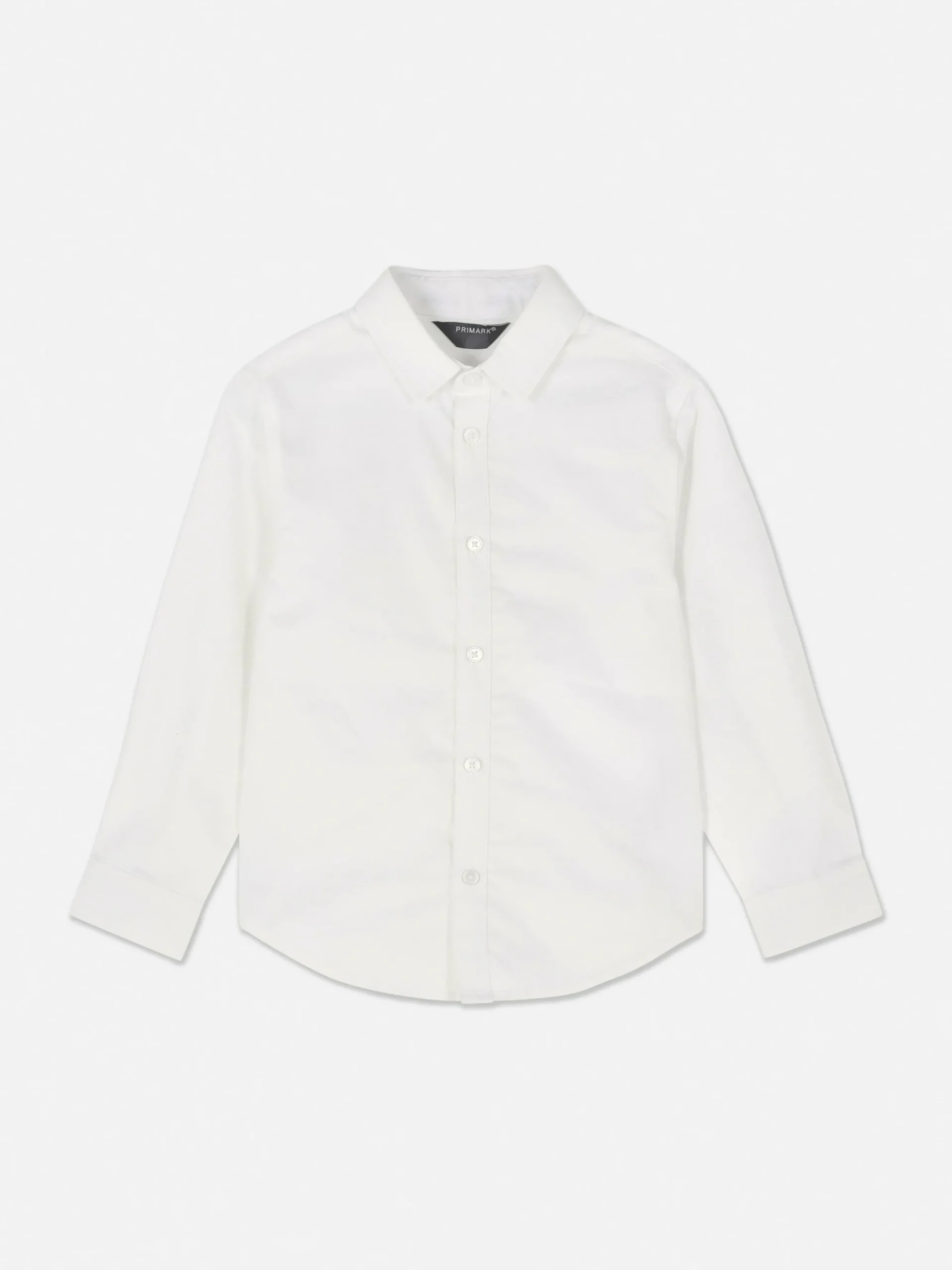 Camisa Oxford De Manga Larga Para Niño Pequeño