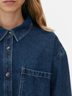 Camisa Vaquera De Corte Holgado