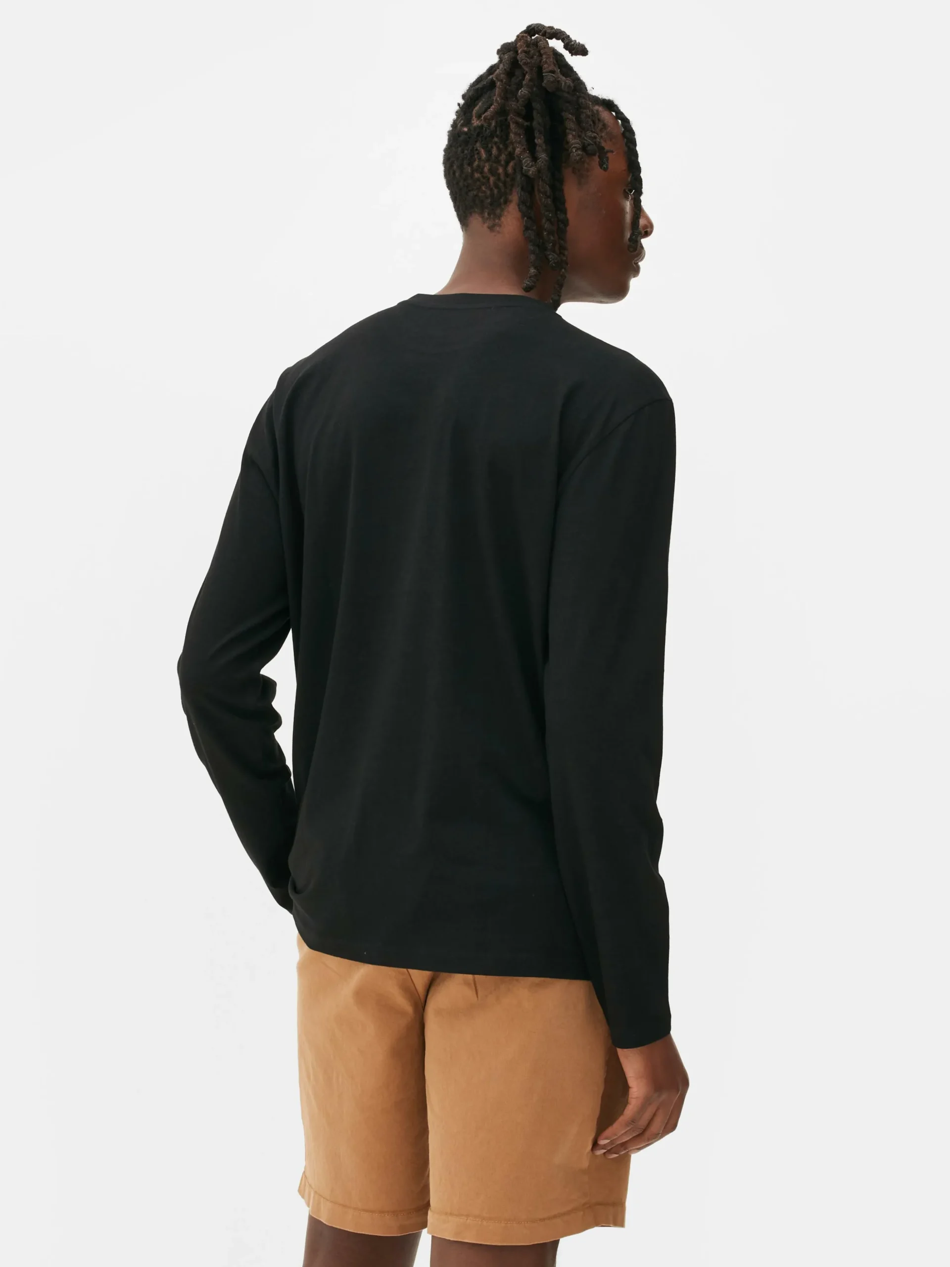 Camiseta Básica De Manga Larga