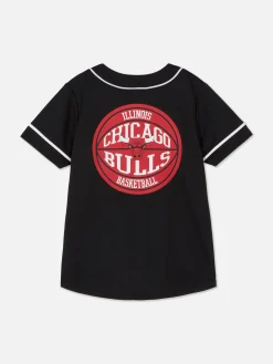 Camiseta Con Botones De Los Chicago Bulls De La NBA