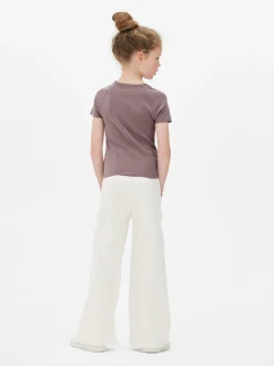 Camiseta Con Efecto Lavado Y Estampado De Mariposas