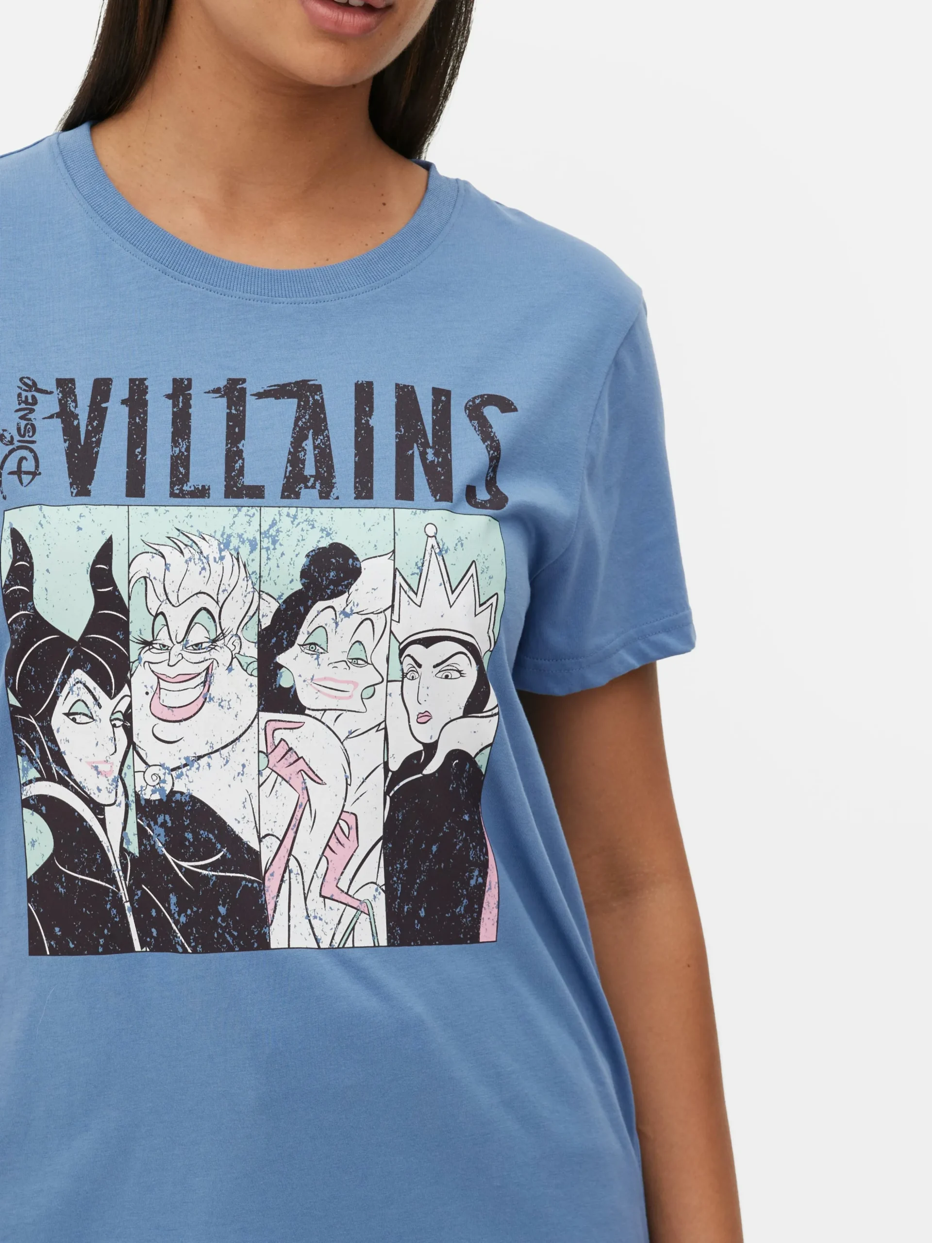 Camiseta Con Estampado Gráfico De Los Villanos De Disney