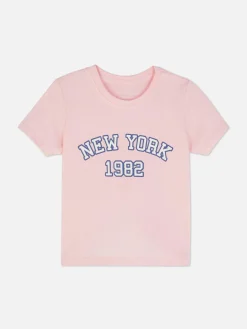Camiseta Con Estampado Gráfico «New York»