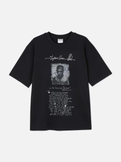 Camiseta Con Estampado Gráfico De 2Pac