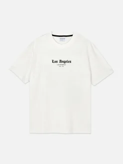 Camiseta Con Estampado «Los Angeles Statue»
