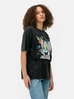 Camiseta Con Plano De Tom Y Jerry