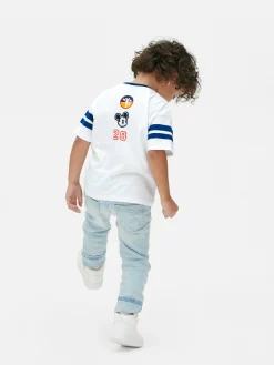 Camiseta Con Ribete De Mickey Mouse De Disney