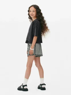 Camiseta Corta Con Diseño De Bailarina Parisina