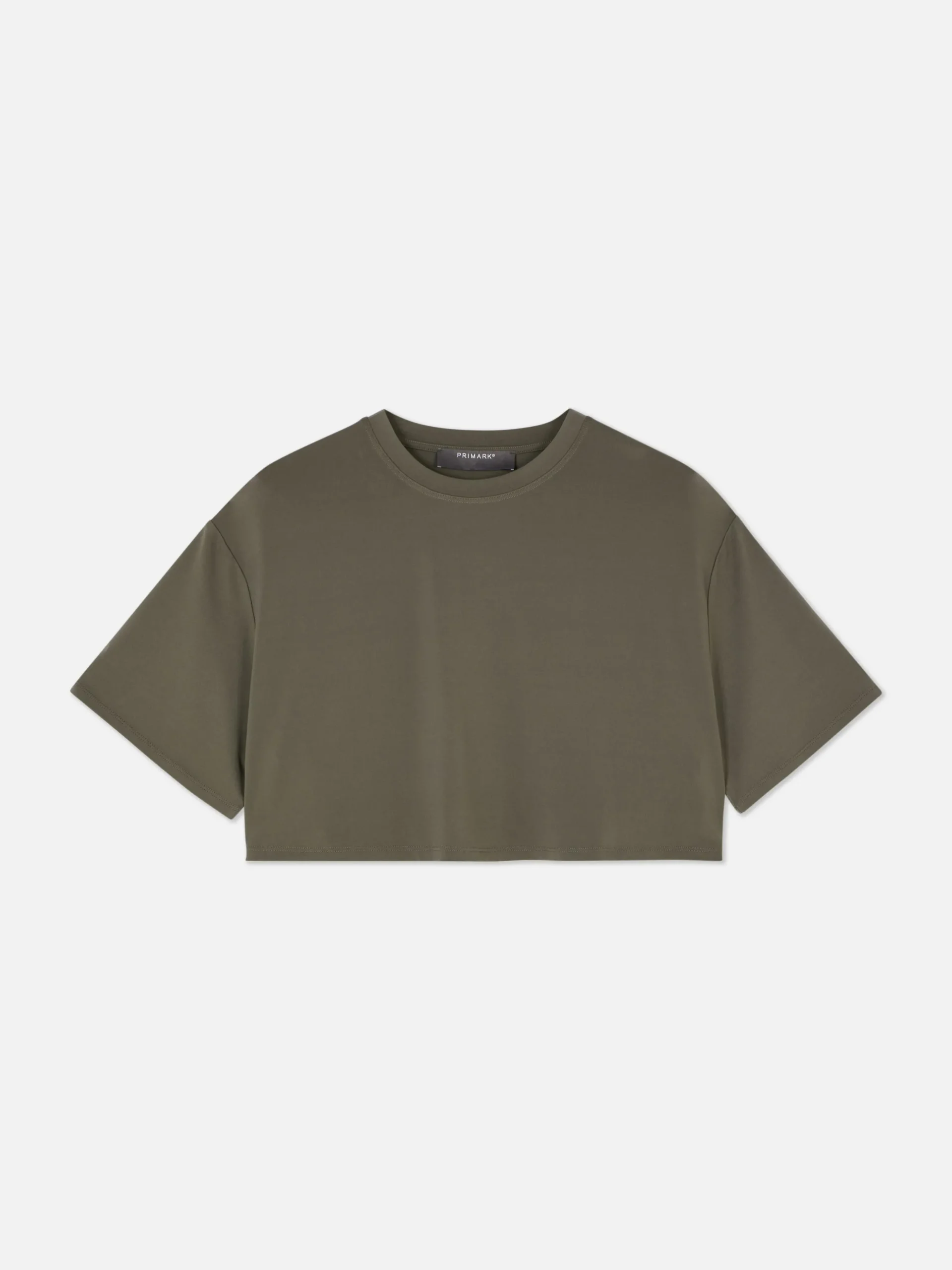 Camiseta Corta De Corte Cuadrado Combinable