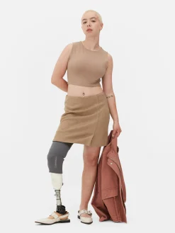 Camiseta Corta Y Sin Mangas Con Espalda Nadadora