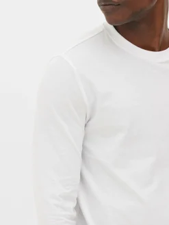 Camiseta De Algodón De Manga Larga