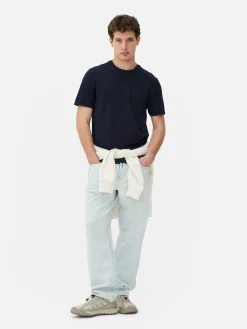 Camiseta De Cuello Redondo Estampada De Kem