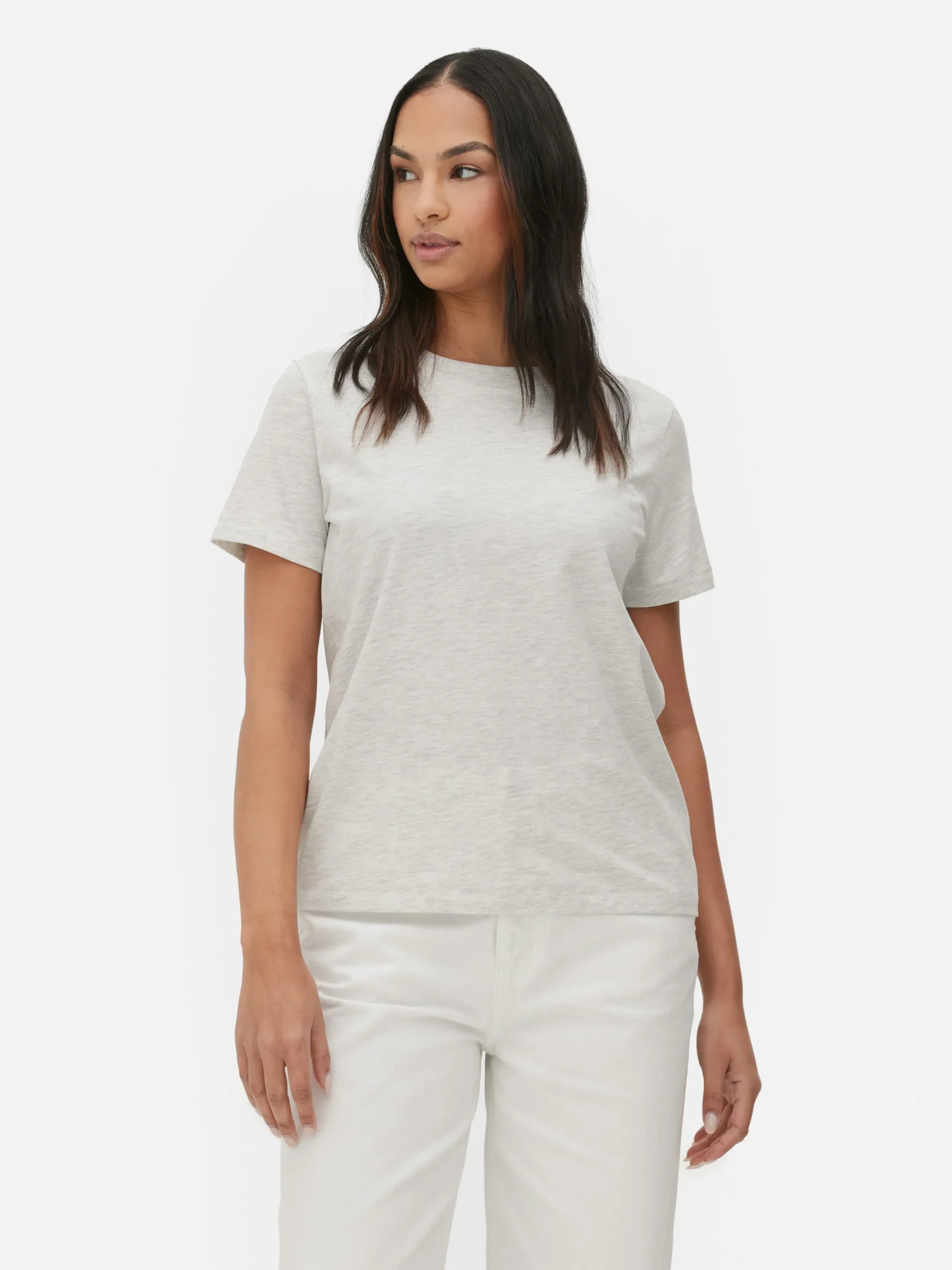 Camiseta De Cuello Redondo