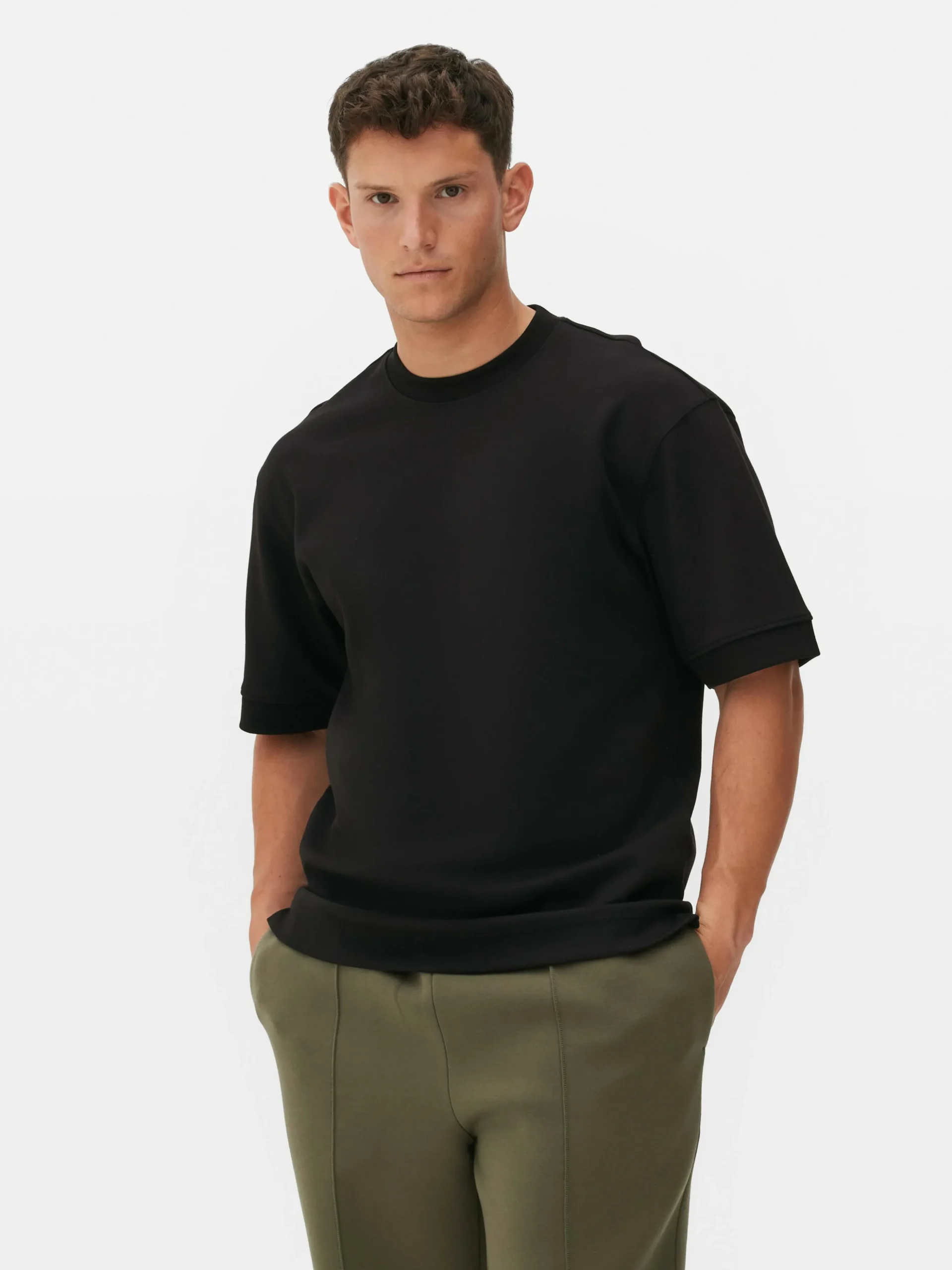 Camiseta De Cuello Redondo Estampada De Kem