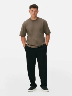 Camiseta De Cuello Redondo Estampada De Kem