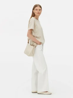 Camiseta De Cuello Redondo De The Edit