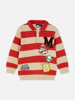 Camiseta De Estilo Rugby De Super Mario