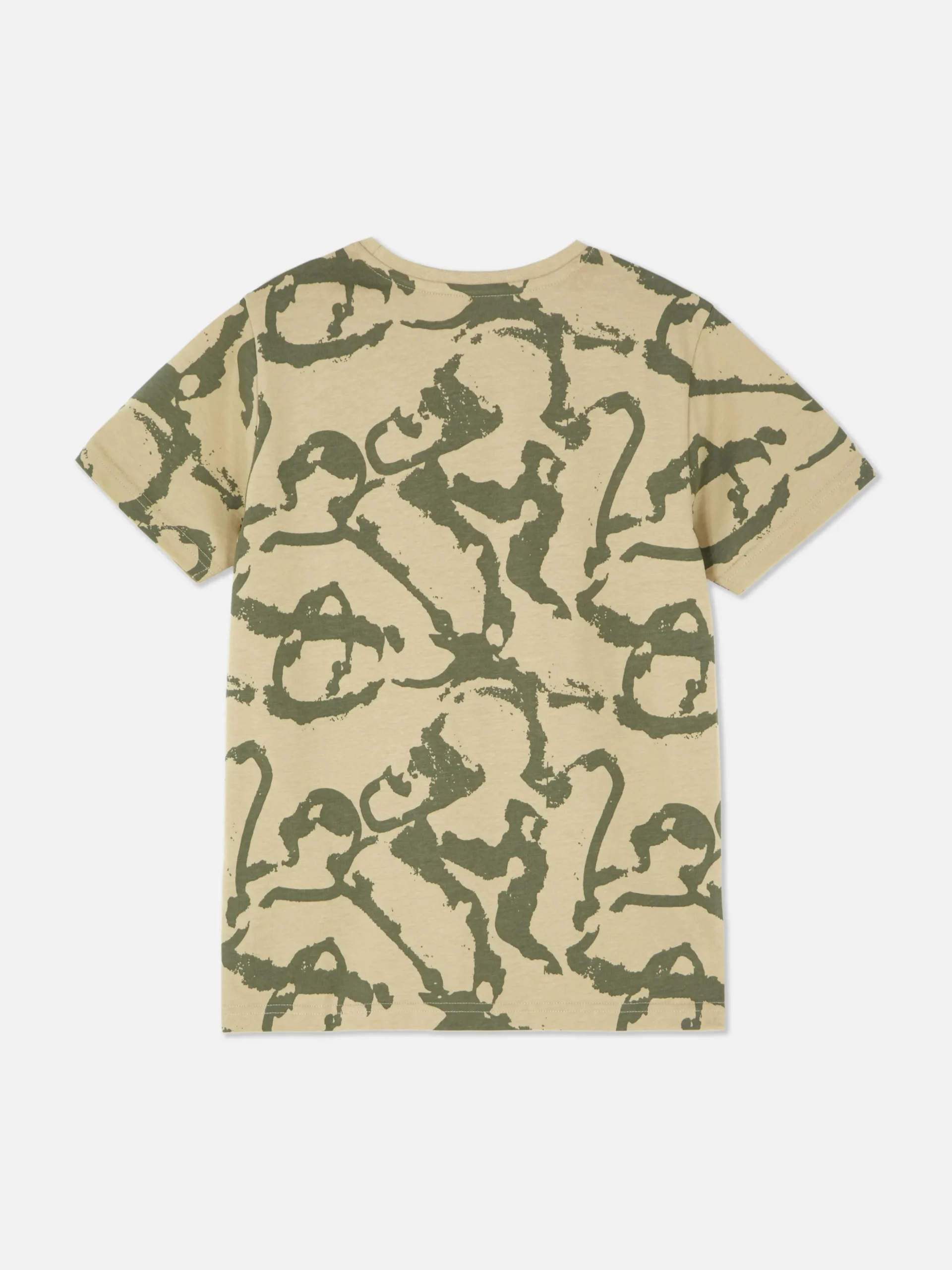 Camiseta De Manga Corta Con Estampado Gráfico