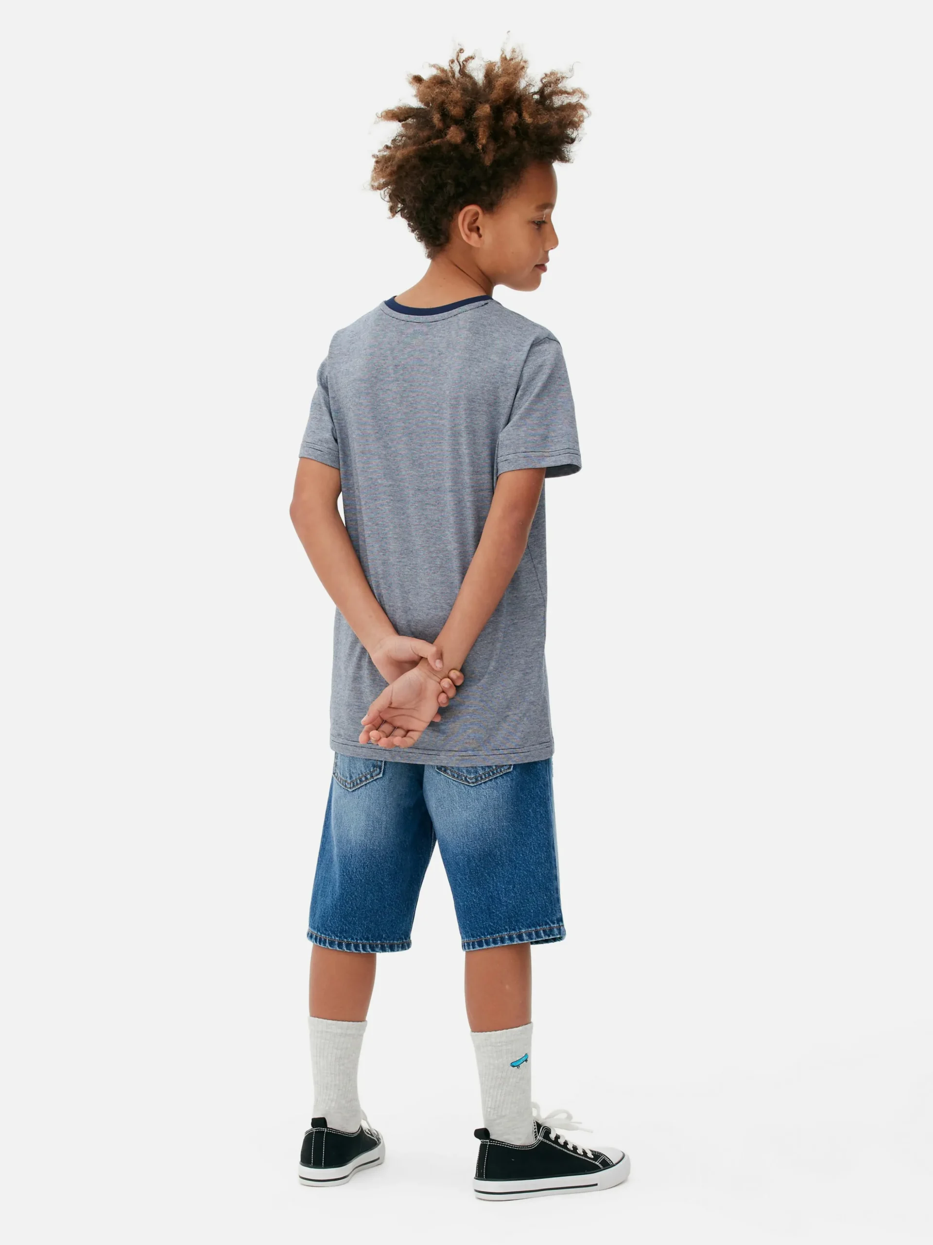 Camiseta De Manga Corta Con Raya Diplomática