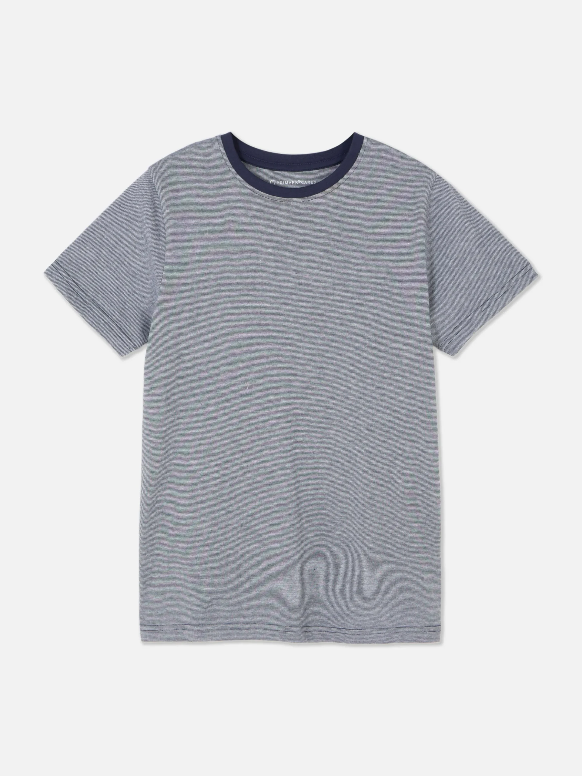 Camiseta De Manga Corta Con Raya Diplomática