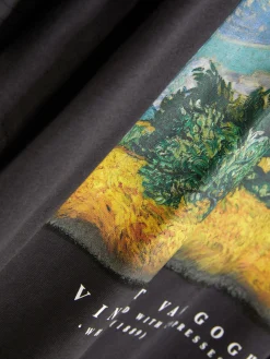 Camiseta De Manga Corta Con Estampado De Van Gogh