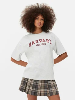 Camiseta De Manga Corta De Harvard