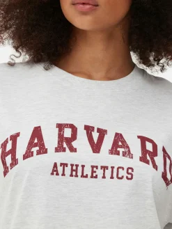 Camiseta De Manga Corta De Harvard