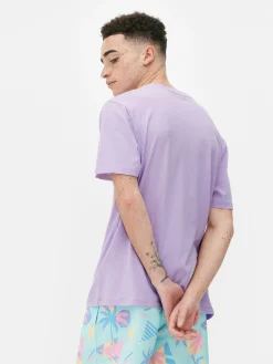 Camiseta De Manga Corta Y Cuello Redondo