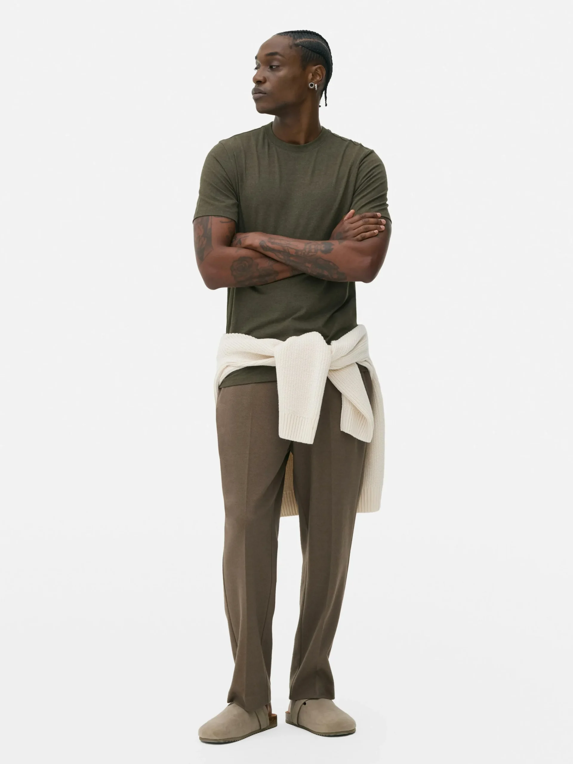 Camiseta De Manga Corta Y Corte Entallado