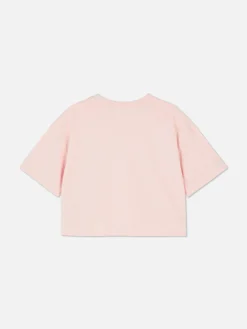 Camiseta De Manga Corta Y Cuello Redondo