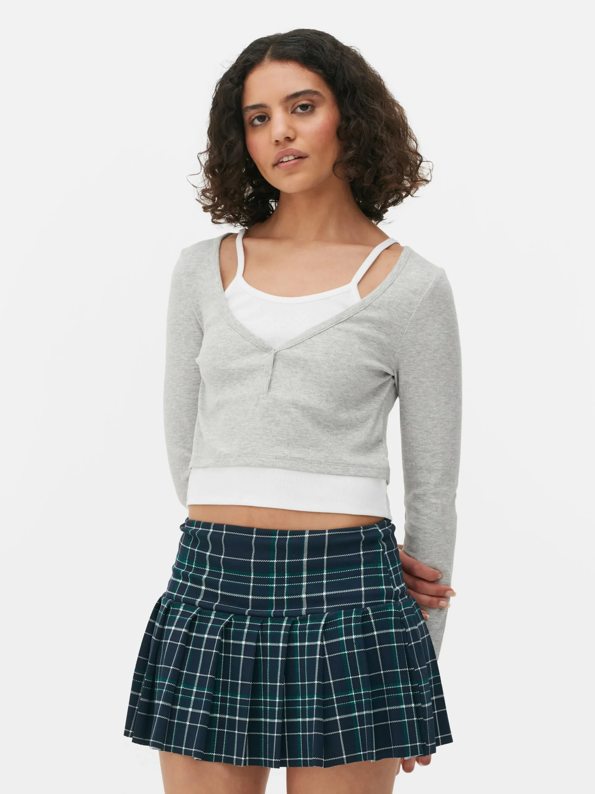 Camiseta De Manga Larga 2 En 1