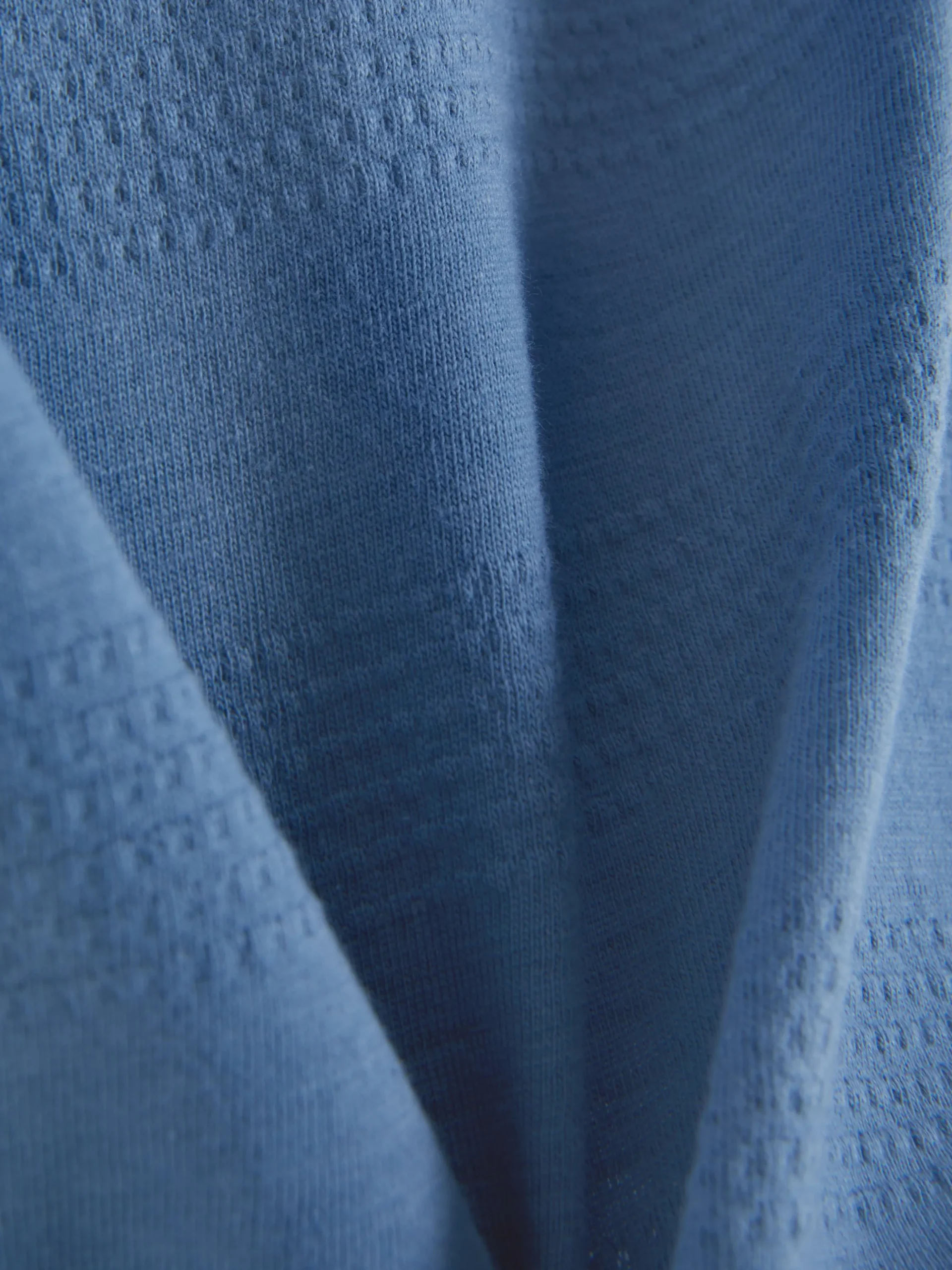 Camiseta De Manga Larga A Rayas Y Con Textura