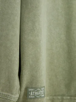 Camiseta De Manga Larga Con Efecto Lavado