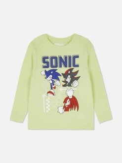 Camiseta De Manga Larga De Sonic, El Erizo