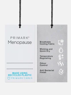 Camiseta De Pijama Con Escote Amplio Para La Menopausia