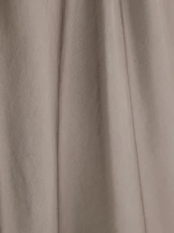 Camiseta De Pijama Corta En Satén Con Cuello De Pico