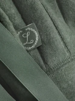 Camiseta De Pijama De Canalé Ultrasuave Con Lazo