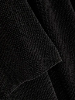 Camiseta De Punto De Cuello Redondo