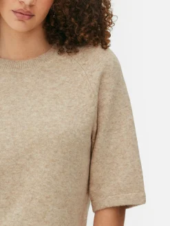 Camiseta De Punto Y Corte Cuadrado