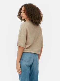 Camiseta De Punto Y Corte Cuadrado