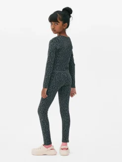 Camiseta Deportiva Con Estampado De Leopardo