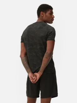 Camiseta Deportiva De Cuello Redondo