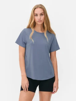 Camiseta Deportiva De Cuello Redondo