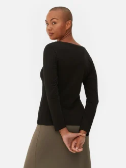 Camiseta Elástica De Manga Larga